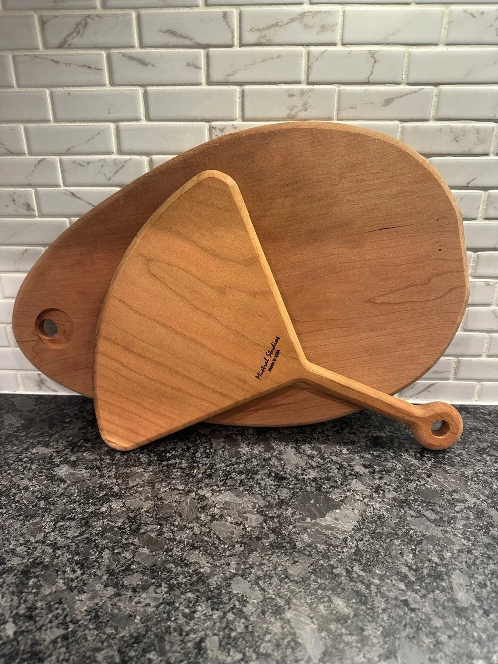Cherry Wood Pizza Peel or Charcuterie Board…Small